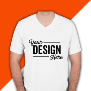 Custom Tri-Blend V-Neck T-shirt