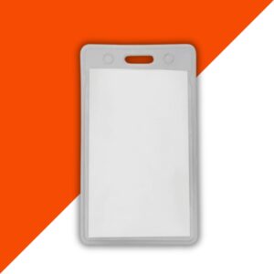 Custom Vertical Vinyl Badge Pouch – 2" x 3.62"