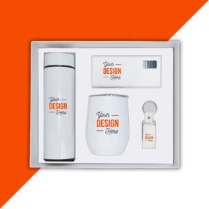 Custom Premium Promotional Gift Set – Executive Tech & Drinkware Collection