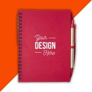 Custom y NotesEco-Friendly Notebook with Pen & Stick